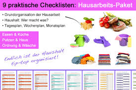 9 To Do Listen Fur Haushalt Hausarbeit Haushaltsfee Haushalt Hausarbeit