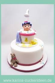 Baby Girl In Der Wanne Geburtstagstorte Torten Kekse