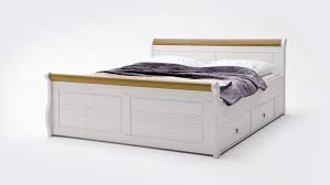 Wie funktioniert ein boxspring bett? Komfortbett Oslo Bett Aus Kiefer Massiv Weiss Antik 180x200cm