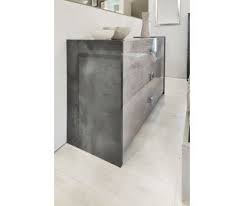 SM Italia Debora Grey 2 Drawer Bedside Table| Onlinefurniturestore.co.uk