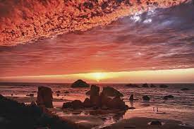 Maybe you would like to learn more about one of these? Red Sunset At Bandon Oregon Photograph By Alvin Kroon