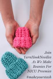 Download this design and start stitching it today. Make Nicu Hats For Preemie Babies With This Crochet Preemie Hat Pattern Yarnhookneedles