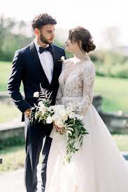 Whimsical Garden Wedding Inspiration At Vermont Estate Ruffled Dreamy Wedding Dress Floral Wedding Gown Wedding Dresses Romantic