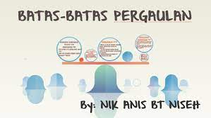 Oleh itu, islam menetapkan peraturan pergaulan antara sesama manusia dan antara lelaki dengan perempuan. Batas Batas Pergaulan By Nik Anis