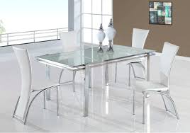 It comes in a black and grey finish and features fully upholstered back with cut out pattern and tubular metal legs. Clearance Dining Room Sets Marvelous Dining Table And Chairs Layjao