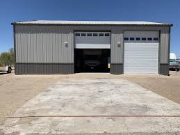 Barn red and pure white enclosed pole barn. Selecting The Right Color Scheme Gable Steel