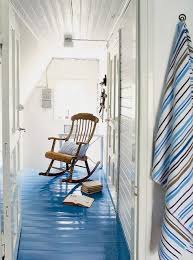 Palette Paints Summery Marine Blue Floor Remodelista Painted Wood Floors Beach House Flooring Floor Design