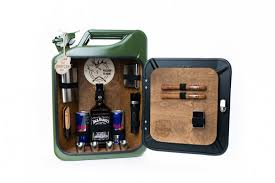 Jerry can mini bar kit travel mini bar The Best Present A Man Can Get A Unique Jerry Can Containing A Mini Bar Thejerrycanbar Com