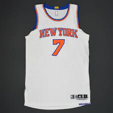 Originally posted on fadeaway world. Carmelo Anthony New York Knicks Game Worn Regular Season Jersey 2015 16 Season Nba Auctions