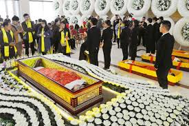 The funeral of an elder must be conducted according to the person's age and status and must be carried out completely. China Bans Christian Funerals