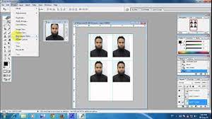 The height of the face from bottom of chin to the top of the head is 25 mm to 30 mm. How To Make Passport Size Photo In 4r Size With Photoshop Youtube