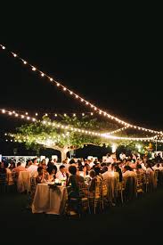 Comfortably accommodating a small crowd of people in a backyard isn't easy. How To Illuminate Your Outdoor Wedding Martha Stewart