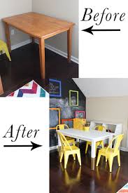 Diy Kids Art Table Erin Spain Diy Kids Art Table Kids Art Table Diy Kids Furniture