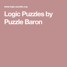 We did not find results for: Logic Puzzles By Puzzle Baron Logic Puzzles Puzzle Solving Solving