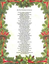 1st Christmas In Heaven Christmas Poems Christmas In Heaven Poem Heaven Poems