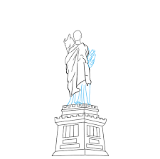 Check out our lady liberty vintage art selection for the very best in unique or custom, handmade pieces from our shops. How To Draw The Statue Of Liberty Really Easy Drawing Tutorial