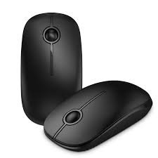 Jelly Comb 2.4G Slim Wireless Mouse with Nano Receiver 2PACK MS001 (Black  and Gold) - Walmart.com