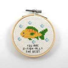 See more ideas about cross stitch, stitch, cross stitch patterns. You Are Ofishally The Best Cross Stitch Pattern Pdf Pattern Fish Cross Stitch Chart Pun Cross Stitch Funny Valentine Gift In 2021 Cross Stitch Gifts Ideas Cross Stitch Patterns Cross Stitch