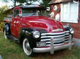 Image result for Red 1950 Truck