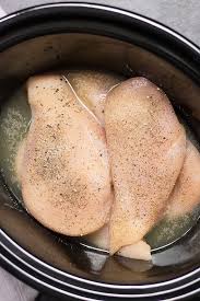 In a separate bowl, mix together the soup, milk, sour cream, chicken broth, and ranch dressing mix. Easy Crockpot Shredded Chicken The Salty Marshmallow