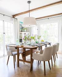 The scale of your light fixture depends on the size of your space, if your room is small (10'x10′) you'll want to stay under 20″ in diameter with your light fixture. How To Choose The Perfect Dining Room Light Fixture