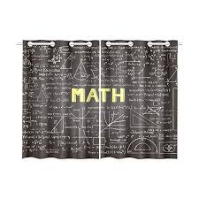 Blackout Window Curtains Science Math Room Bedroom Home Short Drapes Curtains 52x39 Inch Bedroom Drapes Curtain Room Drapes Curtains