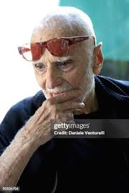 Italian director Mario Monicelli arrives at church Santa Maria del... News  Photo