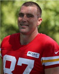 Kelce without a beard looks like if Will Ferrell was cast to play Travis  Kelce in a movie