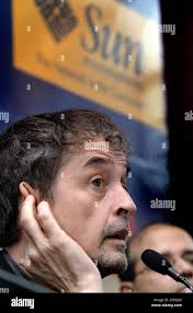 Stephen Pelletier, Senior Vice President Global Engineering, Sun  Microsystems, gestures during a press conference in Bangalore, India,  Friday, May 6, 2005. Sun Microsystems Inc., a leading provider of  industrial-strength hardware, software and