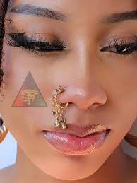 Nose Ring Hoop With Charm