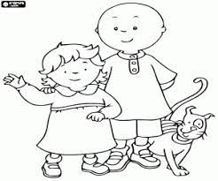 12 best ausmailder caillou images on pinterest. Caillou Coloring Pages Printable Games