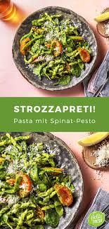 Strozzapreti Pasta Mit Spinat Pesto Rezept Hellofresh Pestoselbermachen Strozzapreti Pasta Mit Spinat Pasta Mit Spinat Leckere Nudelrezepte Pesto Rezept