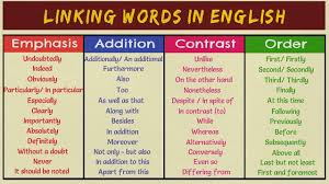 transition words in english linking words and phrases english writing