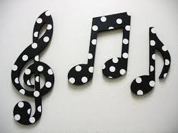 Music Notes Wall Decor Black And White In 2020 Music Notes Decorations Music Decor Music Bedroom