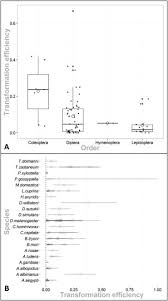 a a box and whisker plot of the meta analysis