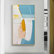 Where will a colour block art set take you? Abstract Azure Color Block Canvas Painting Posters And Print Minimalist Decpr Wall Art Pictures For Living Room Bedroom Aisle Painting Calligraphy Aliexpress