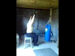 J bryant fitness diy pulley cable machine attachment system arm biceps triceps blaster hand strength training home gym workout equipment. Homemade Lat Pull Down That Is Working Very Well Youtube