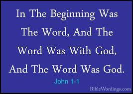 John 1 - Holy Bible English - BibleWordings.com