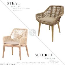 Woven Rope Dining Chairs Affordable Options For Woven Rope Back Loom Dining Room Chairs Perfect For A Boho Or Coa Woven Dining Chairs Dining Chairs Chair