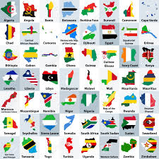 World map with countries names and . All African Countries Maps Mixed With Their National Flags And Arranged In Alphabetical Order Royalty Free Cliparts Vectors And Stock Illustration Image 93842747