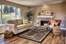 Living Room With Walnut Flooring Beautiful Living Rooms Contemporary Decor Living Room Living Room Hardwood Floors