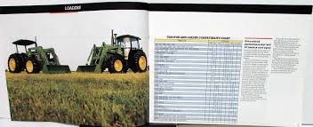 1987 john deere dealer sales brochure loaders spreaders