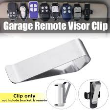 The original clicker universal garage doorthe original clicker universal garage door remote keeps you moving with 2 buttons that control up to 2 compatible with chamberlain, liftmaster and craftsman branded garage door openers since 2011, its the easy option for adding an extra. Universal Garage Door Opener Remote Visor Clip Craftsman For Chamberlain Liftmaster Auto Fastener Clip Aliexpress