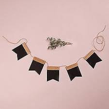 Ein absoluter hingucker, dieser diy wand banner mit botschaft. Decorative Kraft And Black Paper Diy Banner Ayazay Wedding Shoppe