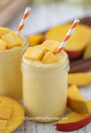 Mango Smoothie Spend With Pennies Mango Smoothie Recipes Mango Smoothie Easy Smoothie Recipes