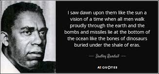 1914 : Dudley Randall Born, African American Poet and Founder of Broadside  Press in Detroit