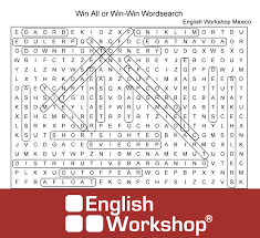 Win All Or Win Win Word Search Answers English Workshop Mexico