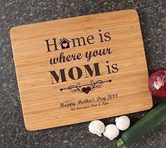 Create personalized mother's day gifts to give the important women in your life a special way to remember this special day. Amazon Com Mother S Day Personalized Cutting Board Custom Engraved Bamboo Cutting Board Mother S Day Design 42 Personalized Mother S Day Gifts Gift For Mom Handmade