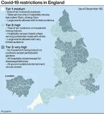 Tier 5 could be implemented in the new year, sources have claimed amid rising coronavirus levels across the country. Covid Where In England Are Coronavirus Rates Rising And Falling Itv News