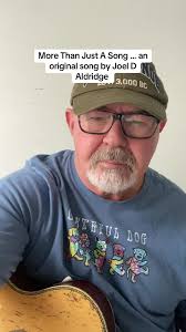 More than just a song (G) Joel d Aldridge Taking a drive into the night  Trying to kill some time Last few days are spinning around Your leaving’s 